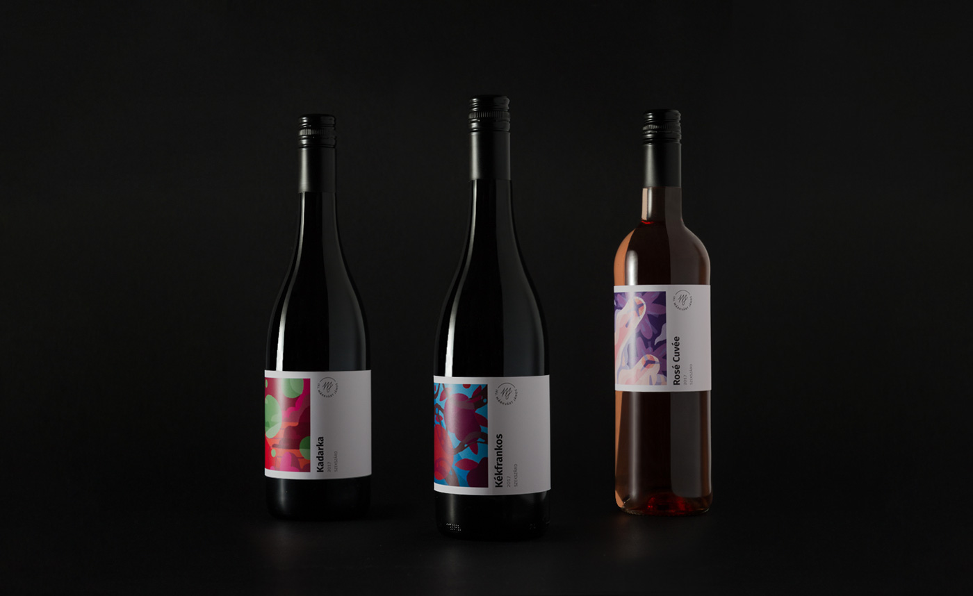 modern wine label design